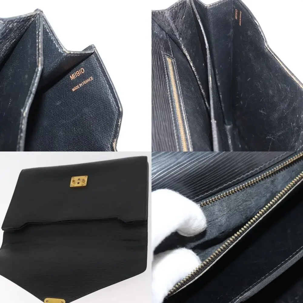 Louis Vuitton Epi Serviette Conseiller Business Bag Black